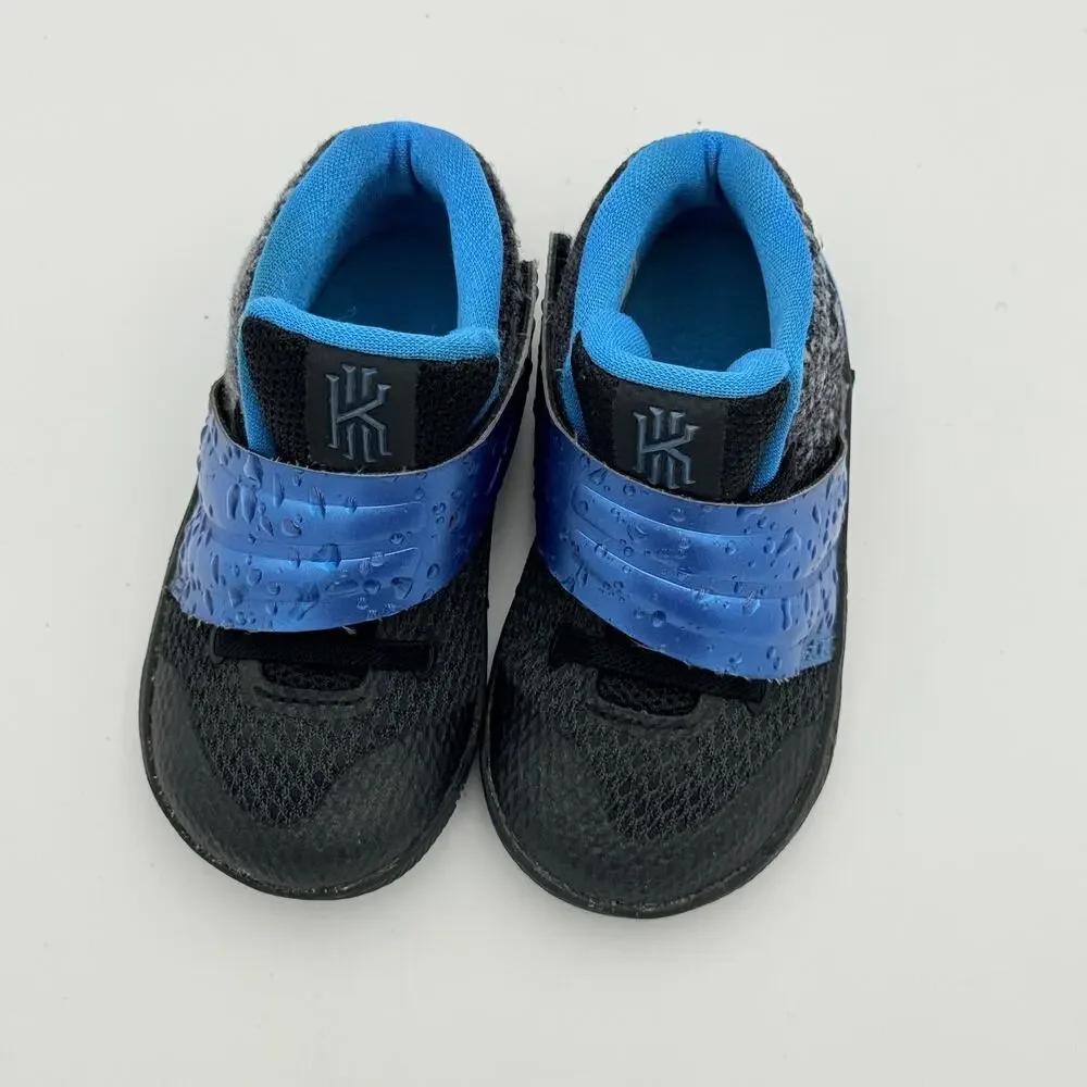 Nike Kyrie 2 Wet Water Drops Toddler Shoes Size 6C Black Blue 827281-005